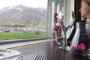 Supper at Hotel Isafjordur